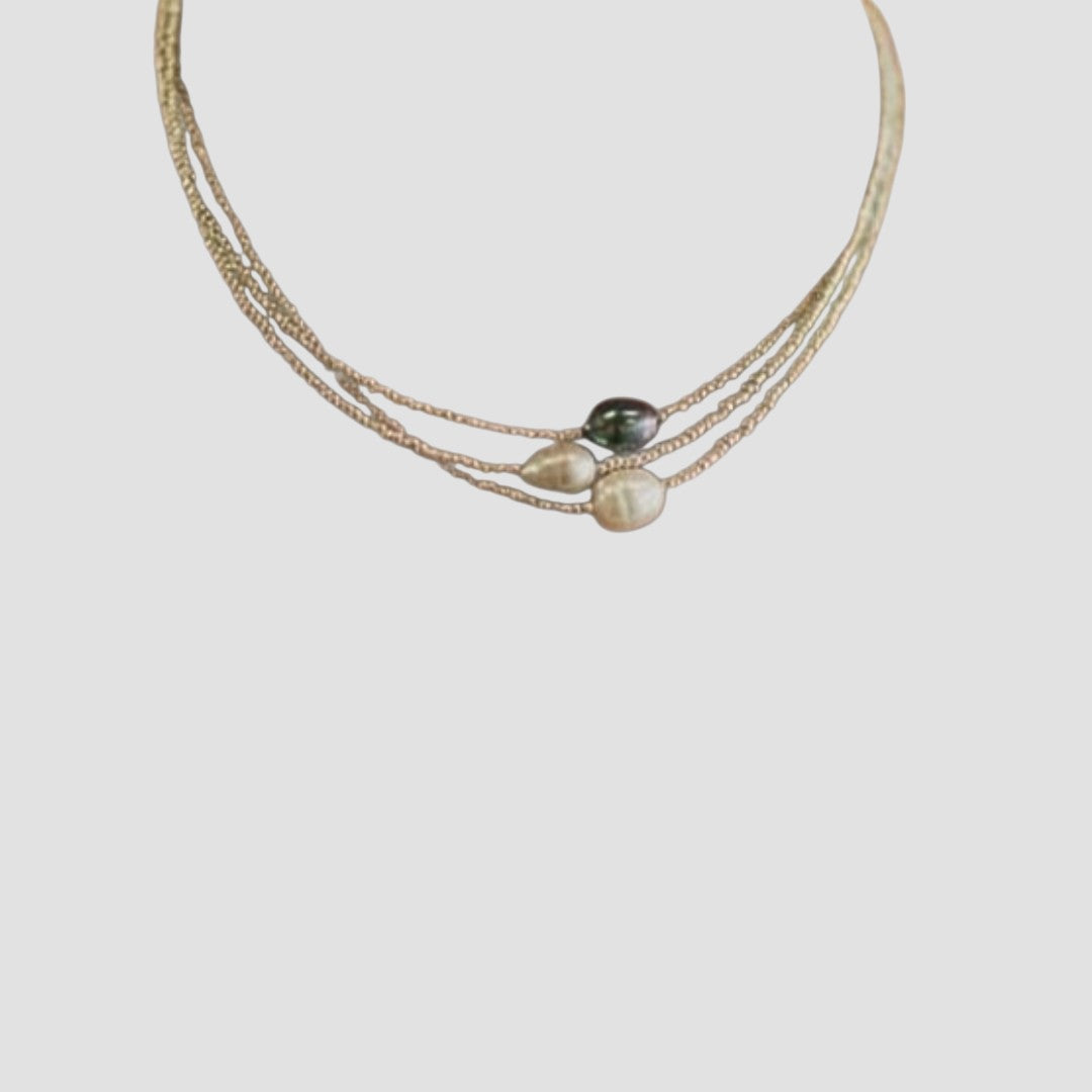 Lory™ | Collier Vintage à Couches de Perles