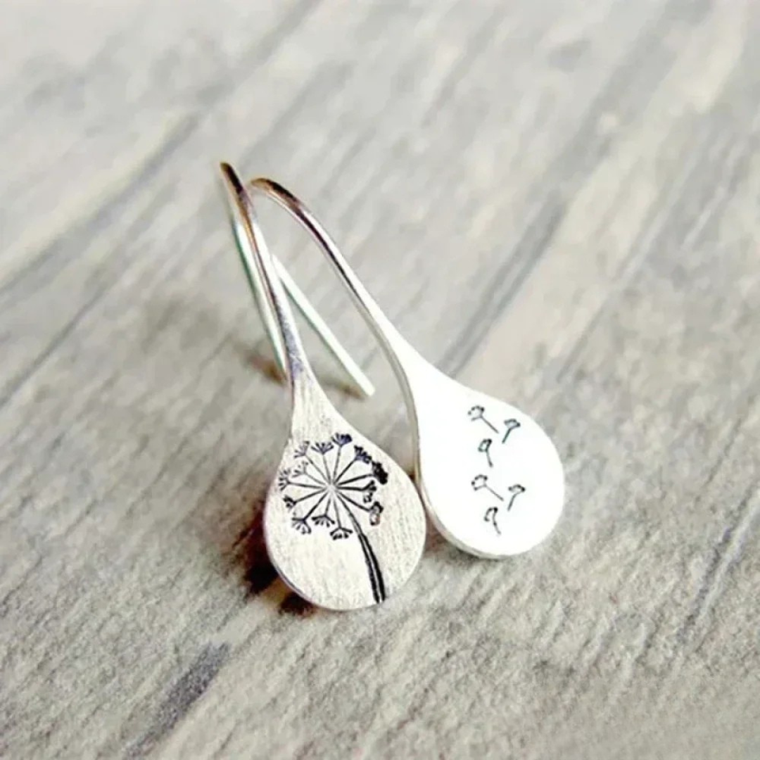 Élina™ | Boucles feuille dentelée