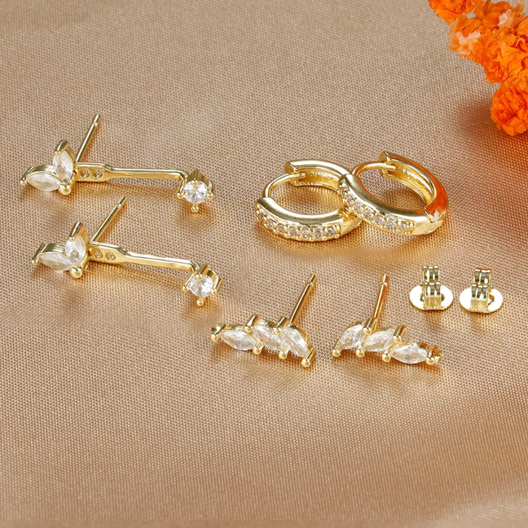 ELOWEN™ | Set de Boucles d’Oreilles
