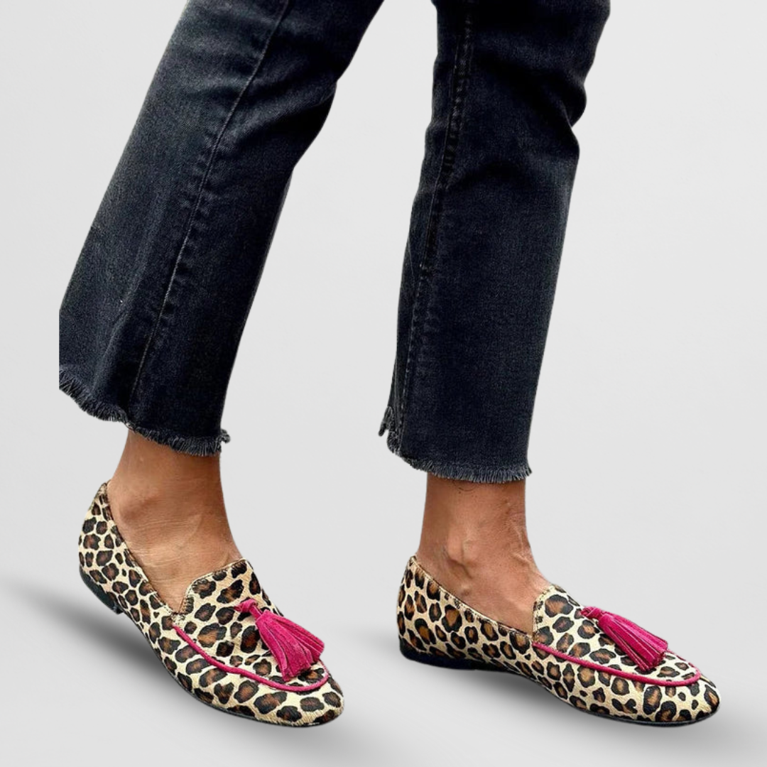 Louison | Chaussons élégants avec des détails fringés
