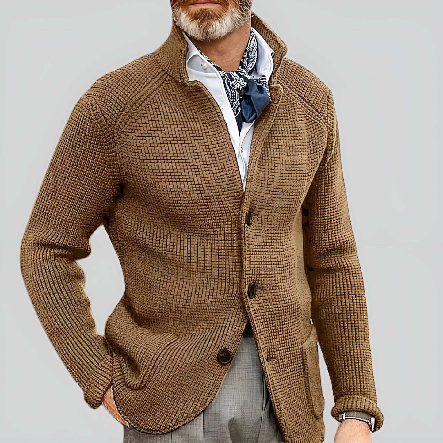 Emanuele™ | Cardigan en Maille avec Boutons