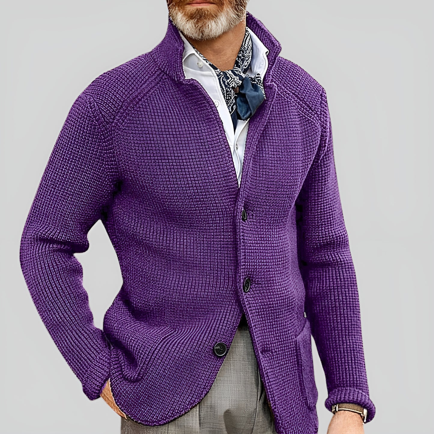 Emanuele™ | Cardigan en Maille avec Boutons