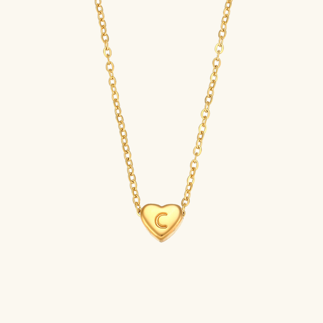 Hart™ | Collier avec Pendentif Cœur et Initiale