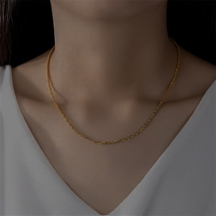 Audrey™ | Collier Maille Dorée