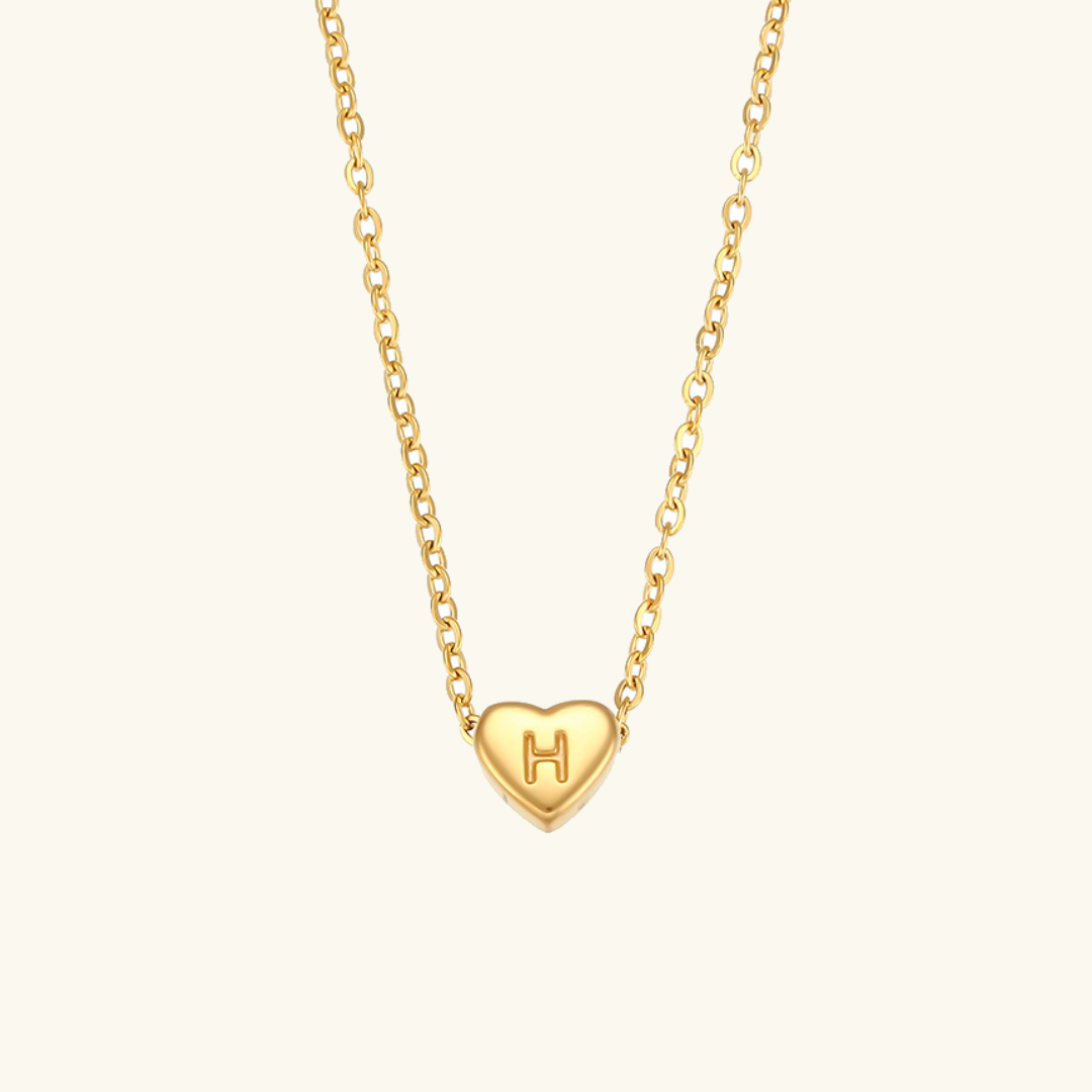 Hart™ | Collier avec Pendentif Cœur et Initiale