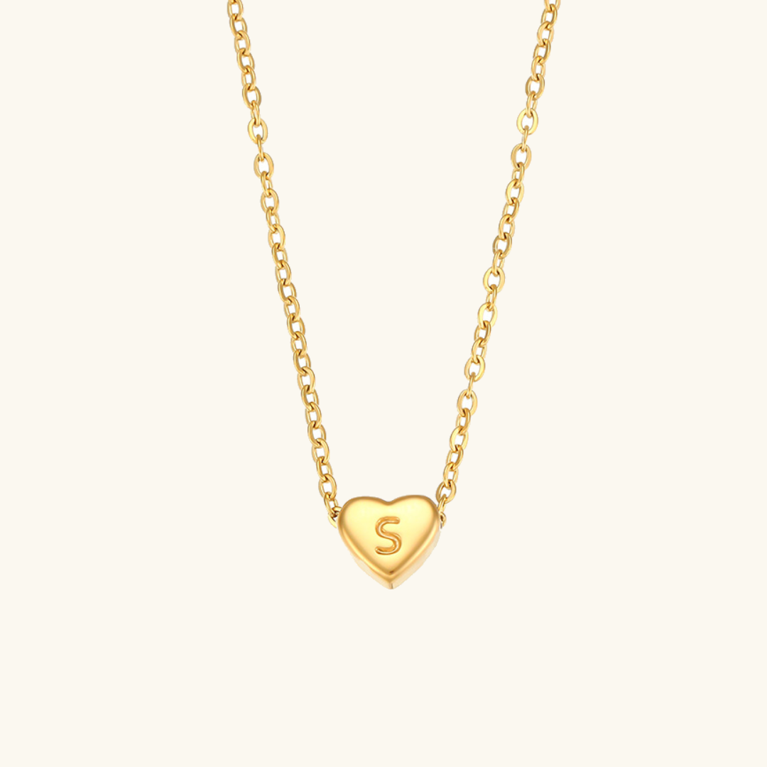 Hart™ | Collier avec Pendentif Cœur et Initiale