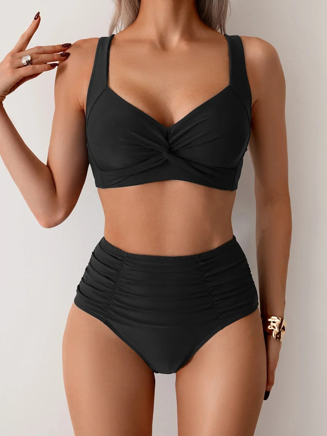 Nolwenn | Bikini bandeau à volants