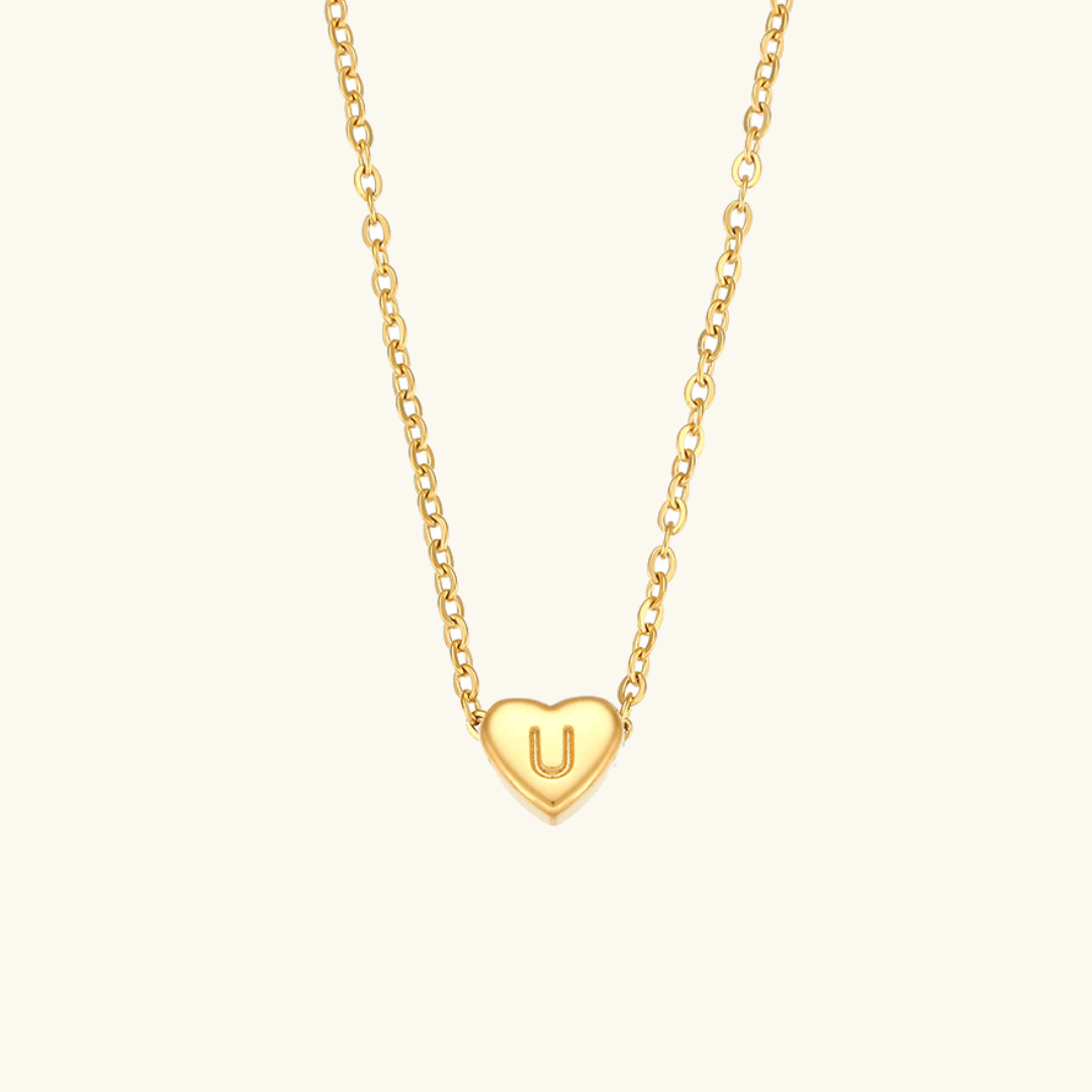 Hart™ | Collier avec Pendentif Cœur et Initiale