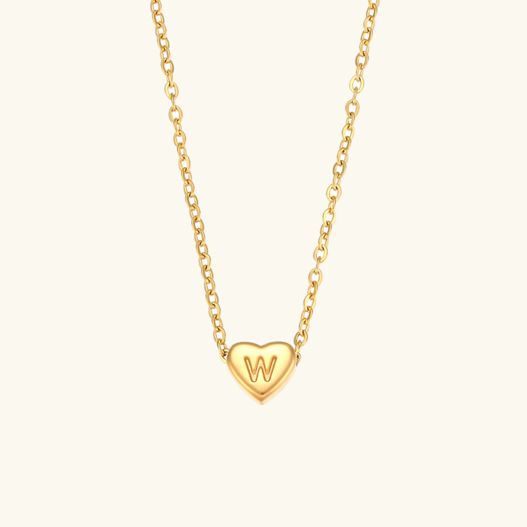 Hart™ | Collier avec Pendentif Cœur et Initiale