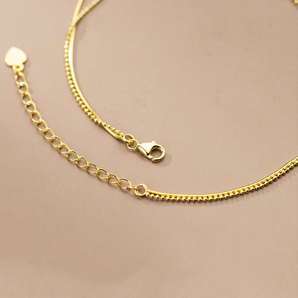 Aurélie™ | Bracelet de Cheville Classique Doré