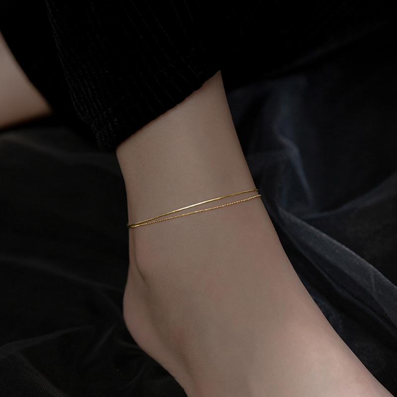 Aurélie™ | Bracelet de Cheville Classique Doré