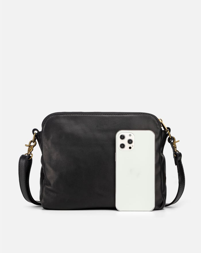 KIM™ - SAC À BANDOULIÈRE EN CUIR PRATIQUE ET ÉLÉGANT