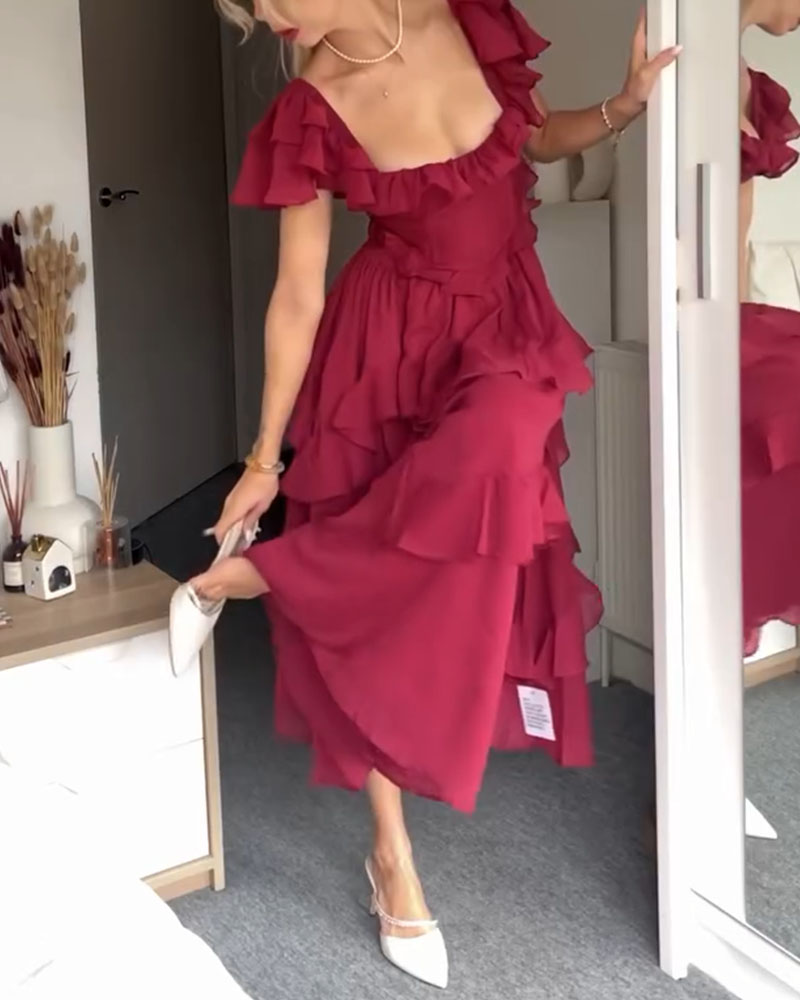 Elisa | Robe à volants