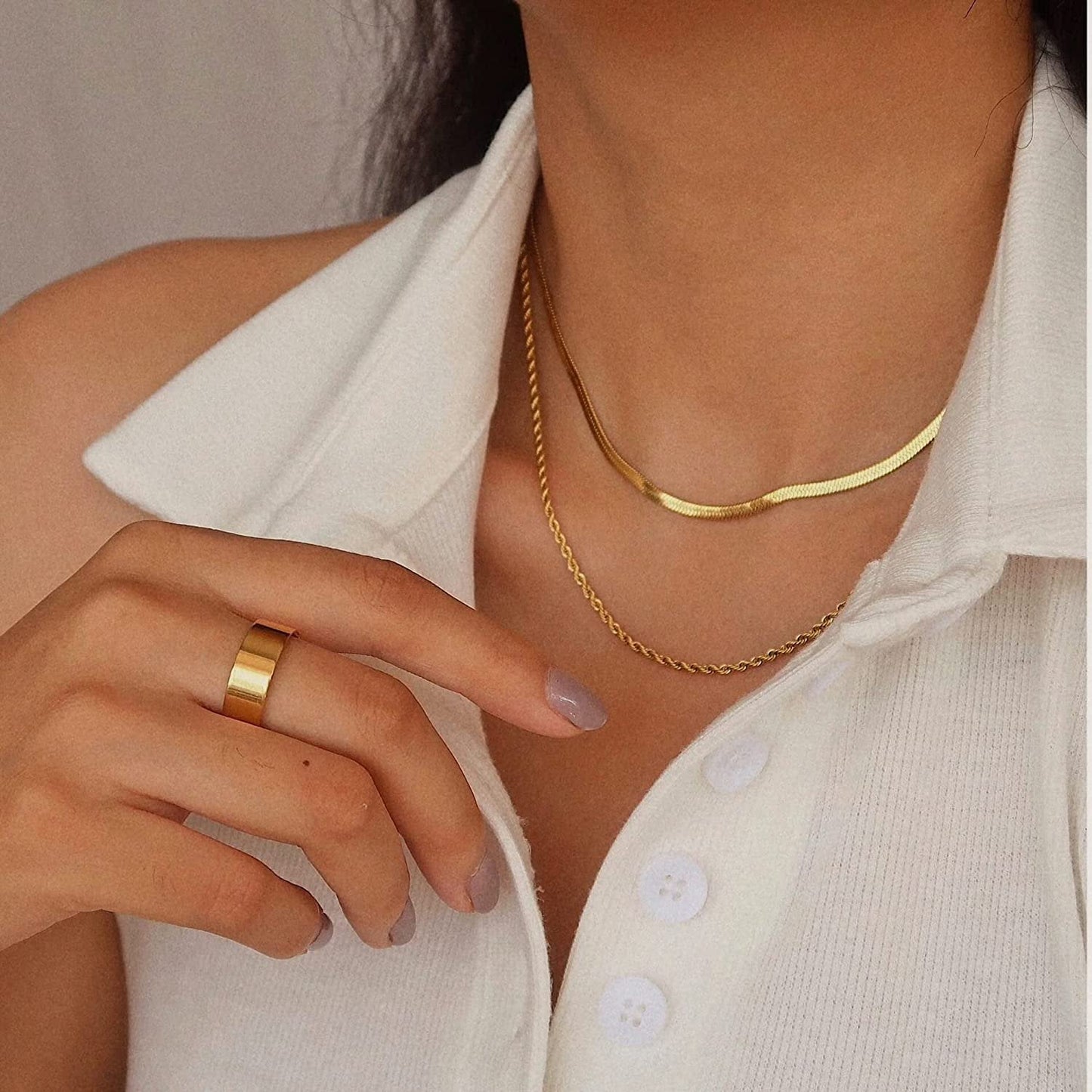 Hailey™ | Collier Doré à Couches