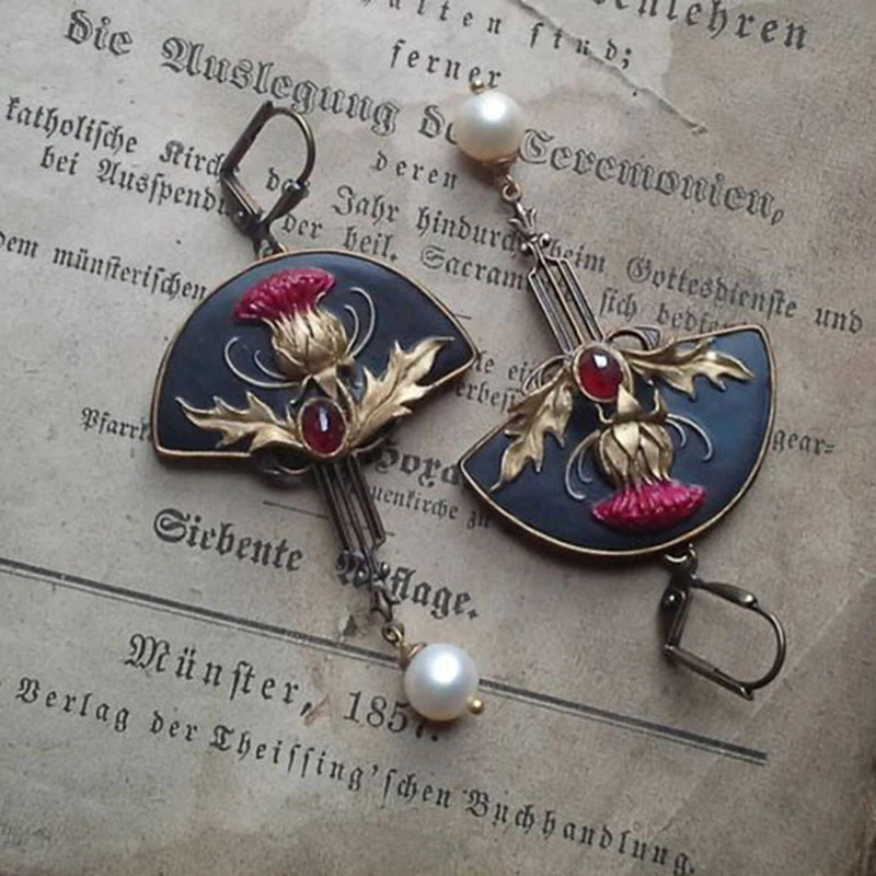 Élisa™ | Boucles d’oreilles bohèmes avec perle