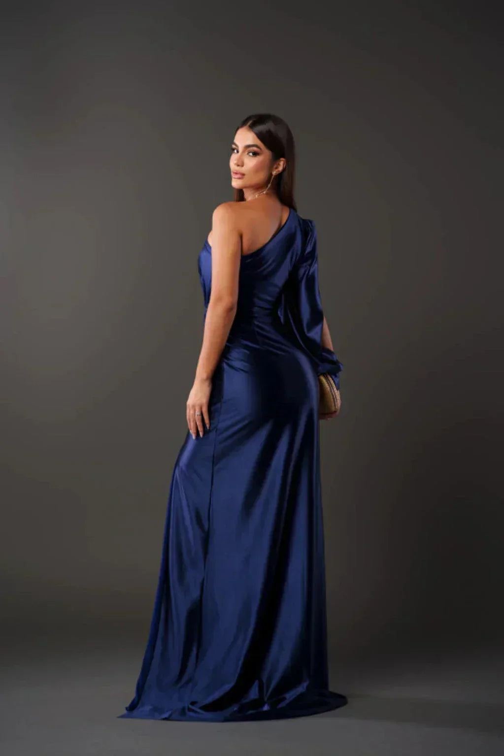 Valeria | Robe Asymétrique en Satin