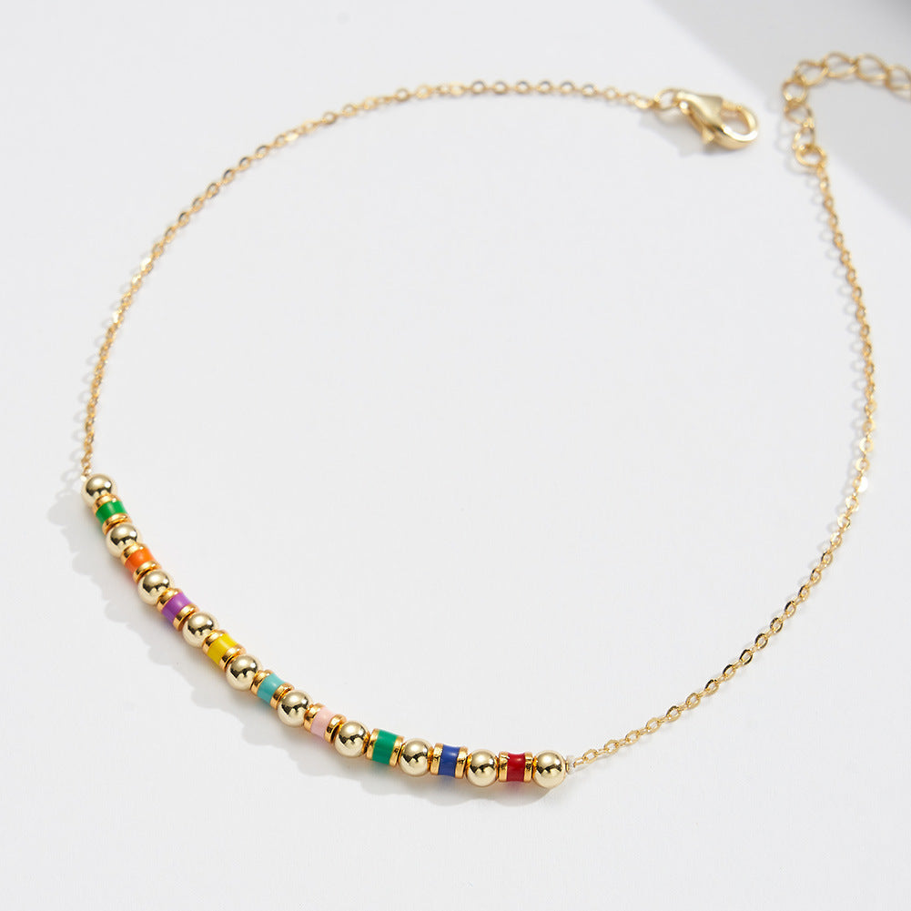 Zoé™ | Bracelet de Cheville Coloré Été