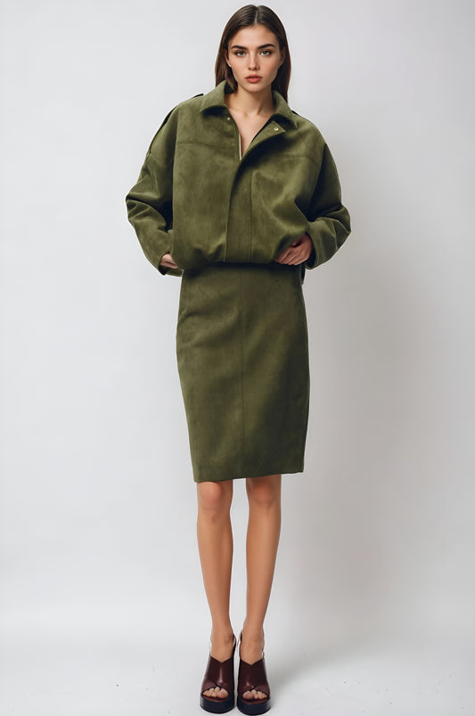 Sofia™ | La Veste en Daim qui Allie Élégance et Confort