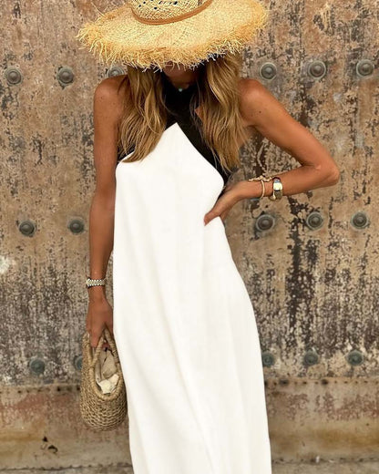 SIENNA | Robe Élégante avec Dos Nu et Col Croisé à la Mode