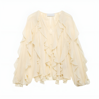 Pure Desire™ | Blouse Romantique à Volants