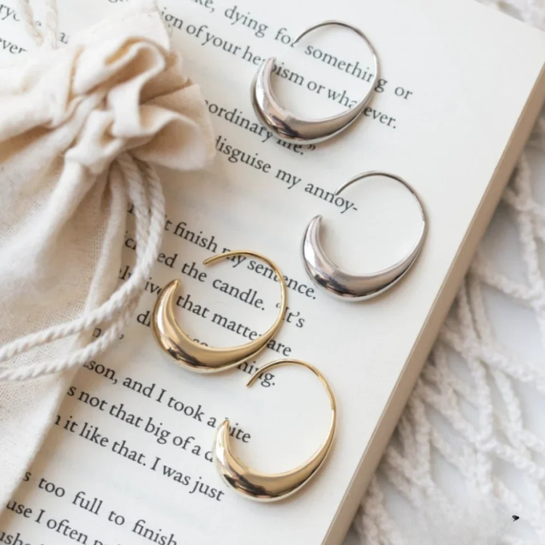 Anaëlle™ | Boucles or & argent luxueuses