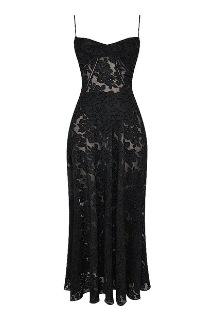 Paulette - Robe longue corset