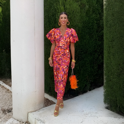 Danuta | Robe Colorée à Volants