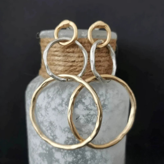Élia™ | Créoles or & argent
