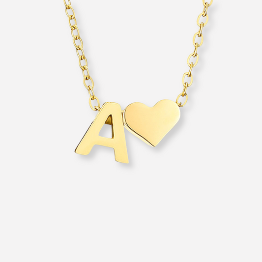 Ria™ | Collana con cuore e iniziali