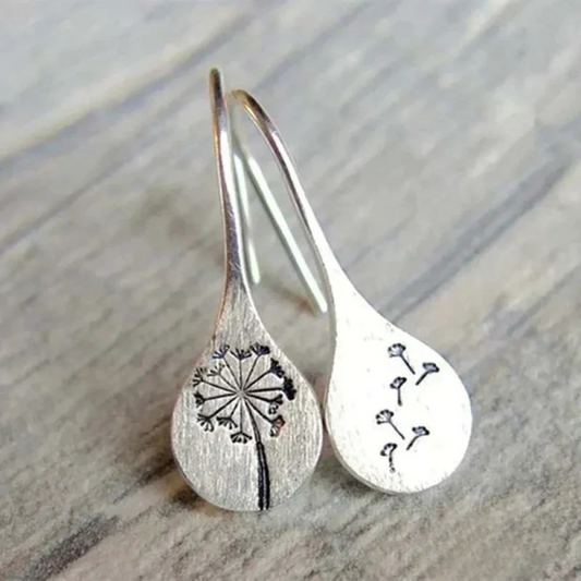Élina™ | Boucles feuille dentelée