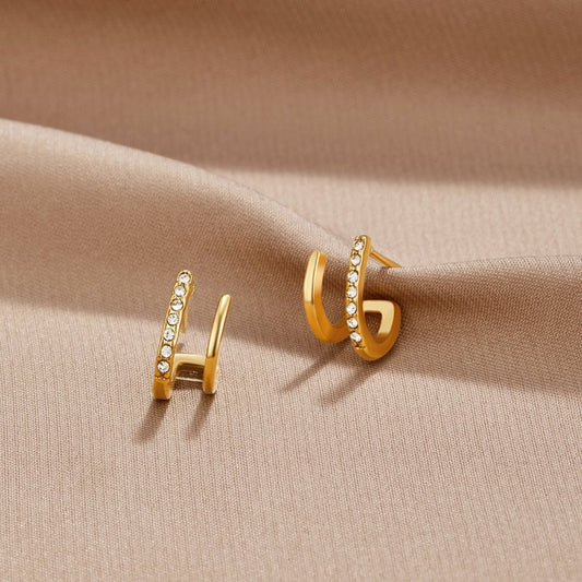 Laila™ | Boucles d’oreilles Crystal Claw scintillantes
