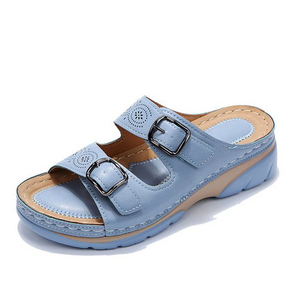 Simona™ | Sandales Orthopédiques en Cuir