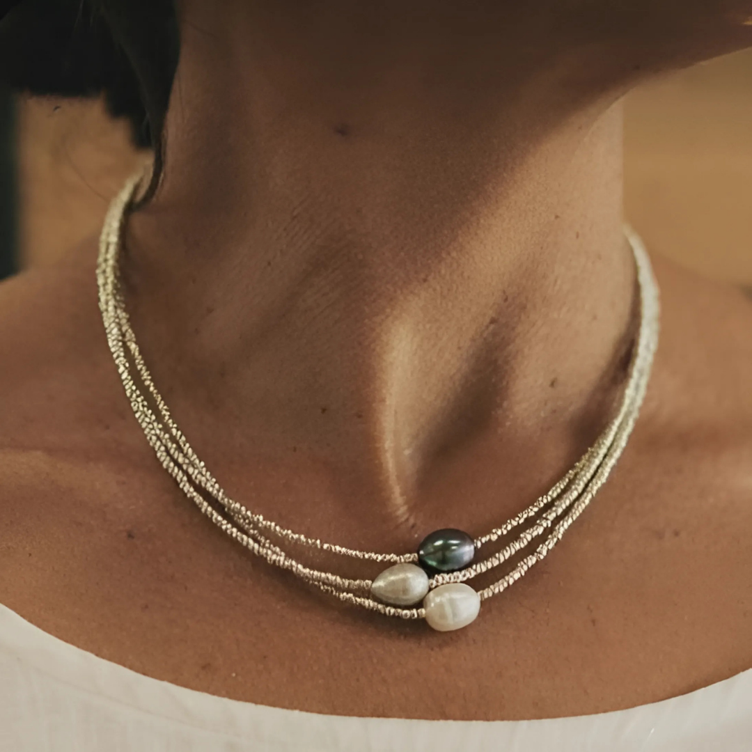 Lory™ | Collier Vintage à Couches de Perles