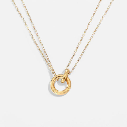 Rose™ | Collier Doré avec Anneau
