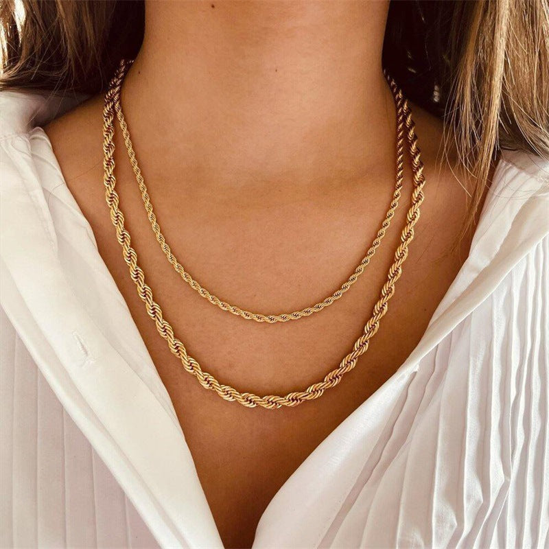 Riza™ | Collier Corde Torsadée