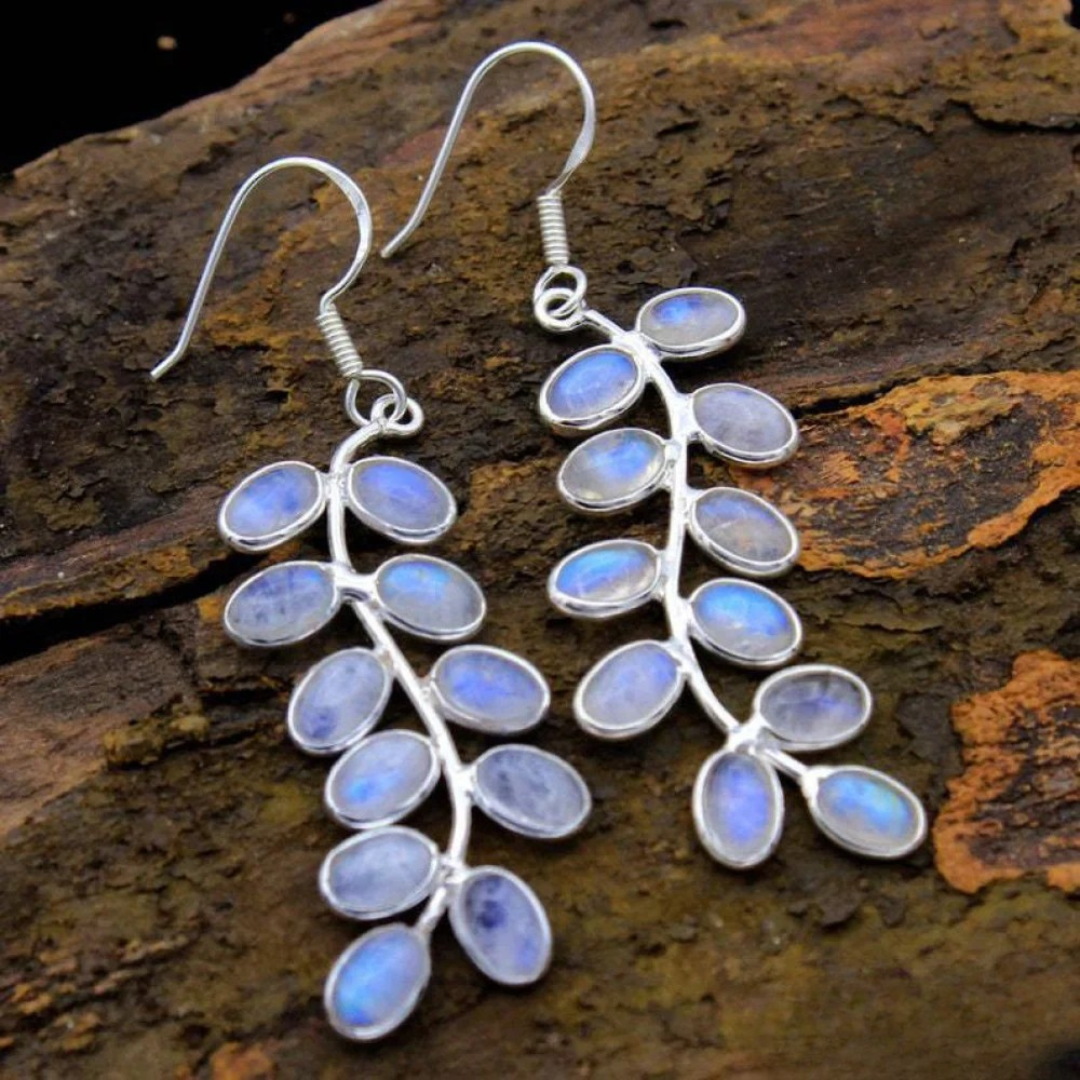 Nina™ | Boucles pierre de lune