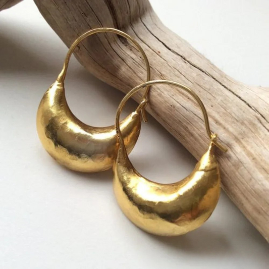 Énora™ | Boucles panier dorées