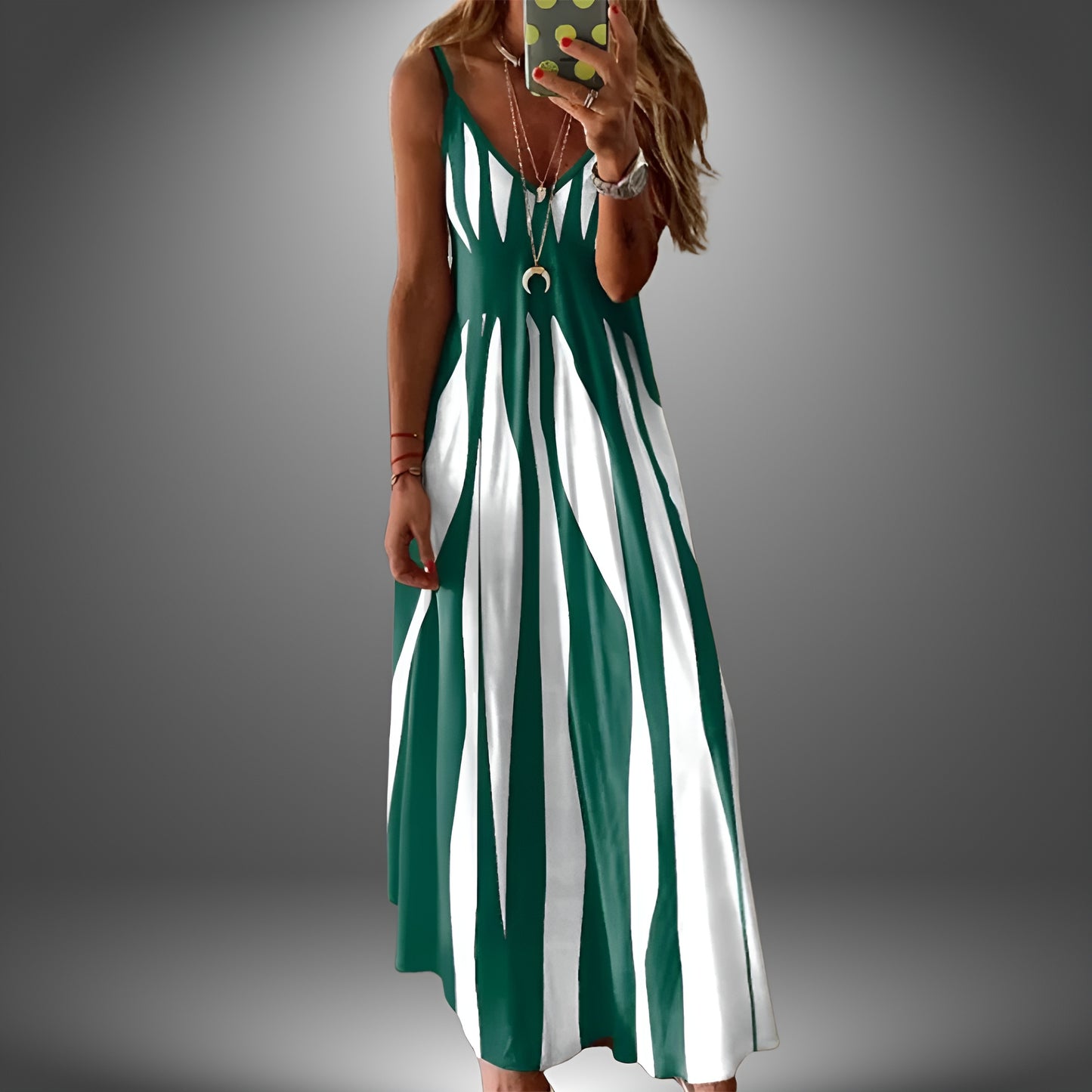 Angela | Robe Longue Casual Faite à la Main