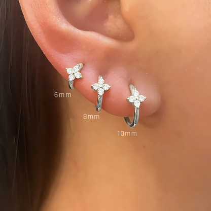 AZURA™ | Set Boucles d’Oreilles Hoop & Huggie