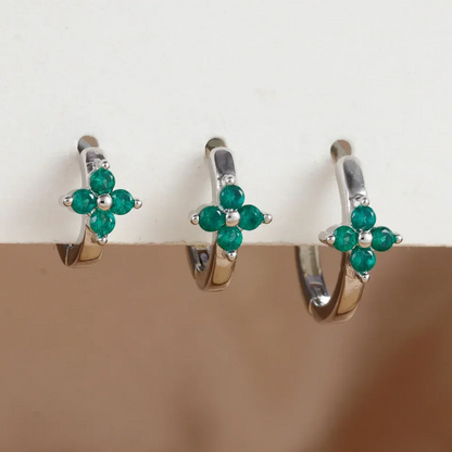 AZURA™ | Set Boucles d’Oreilles Hoop & Huggie