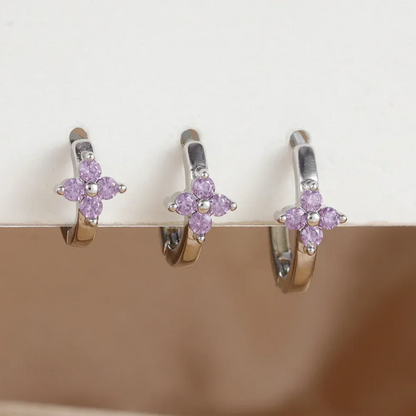 AZURA™ | Set Boucles d’Oreilles Hoop & Huggie