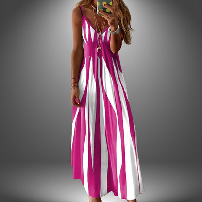 Angela | Robe Longue Casual Faite à la Main