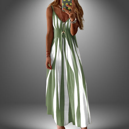 Angela | Robe Longue Casual Faite à la Main