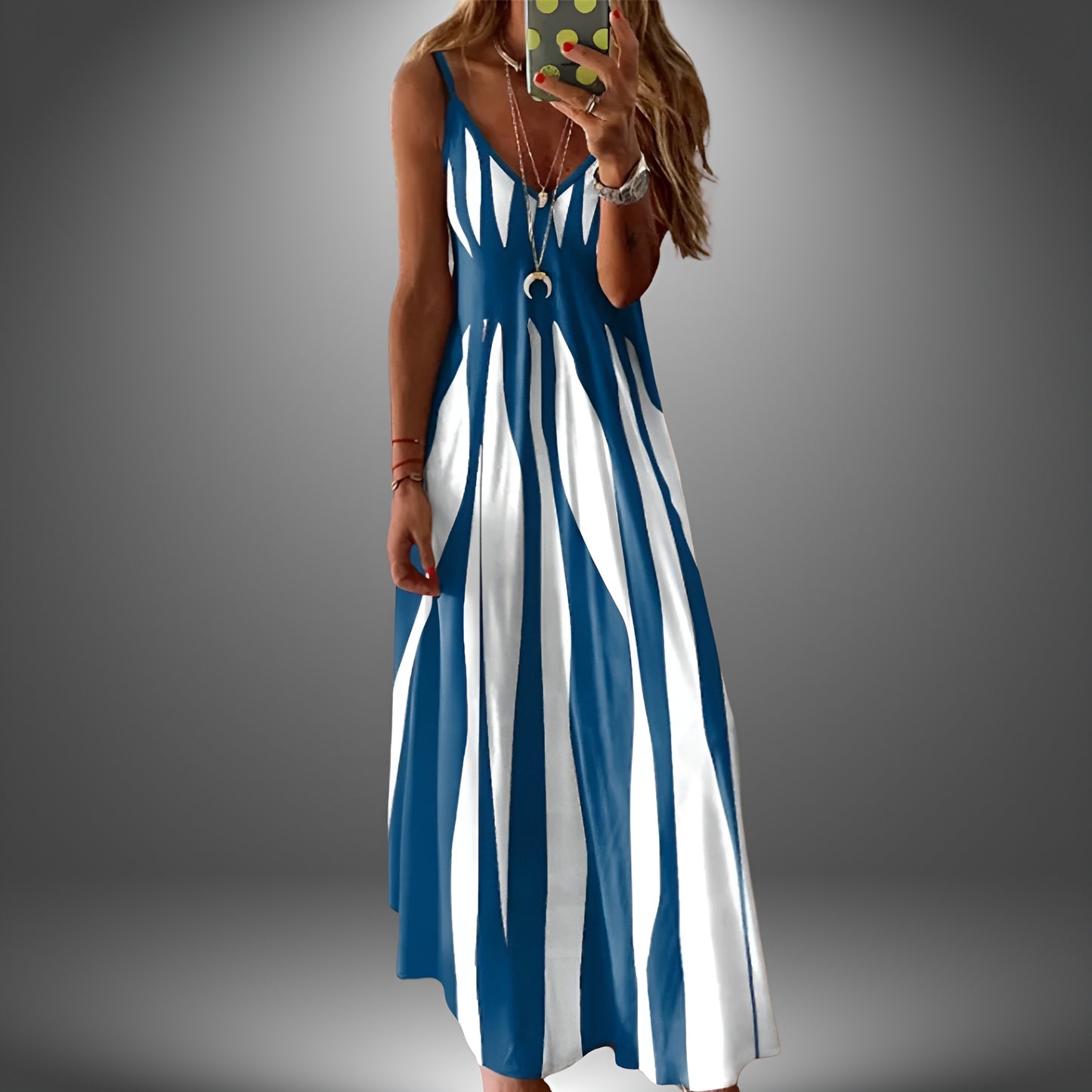 Angela | Robe Longue Casual Faite à la Main