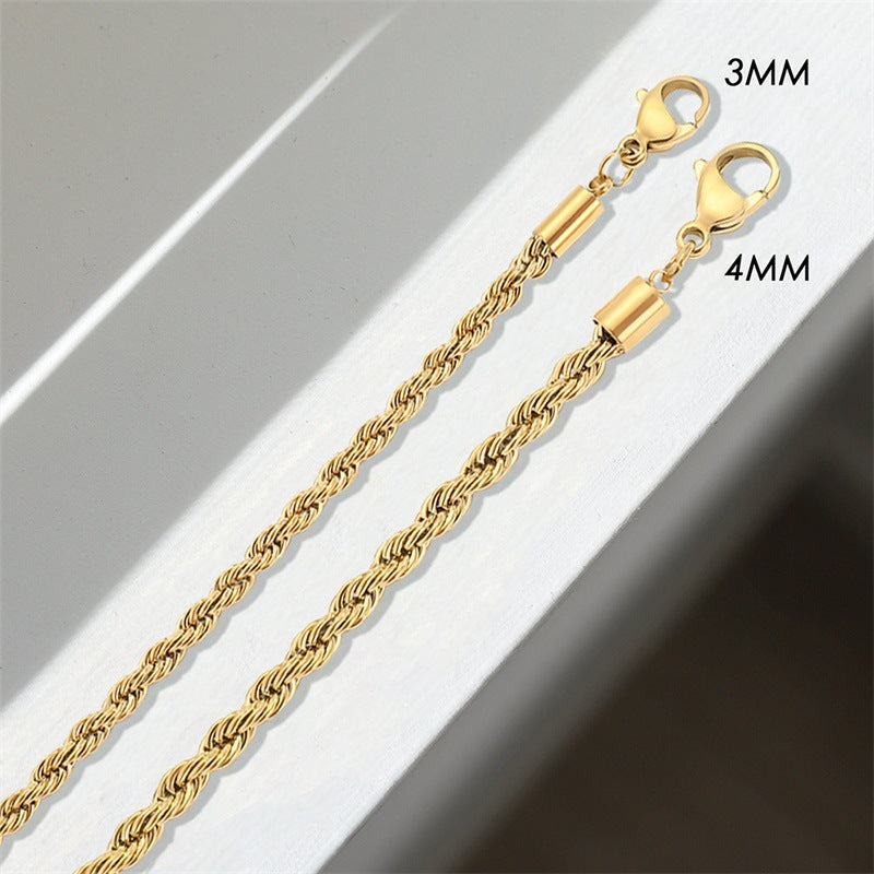 Riza™ | Collier Corde Torsadée