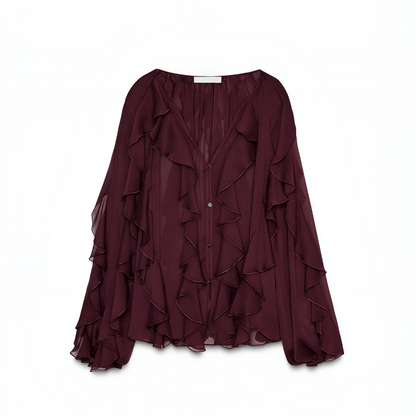 Pure Desire™ | Blouse Romantique à Volants