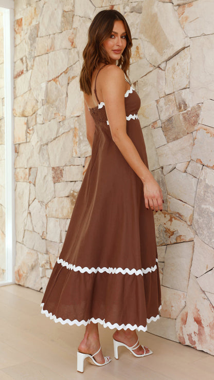 Clara - Robe longue à bretelles