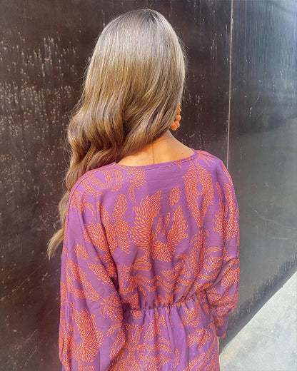 Célestine | Robe Élégante à Imprimé Vintage