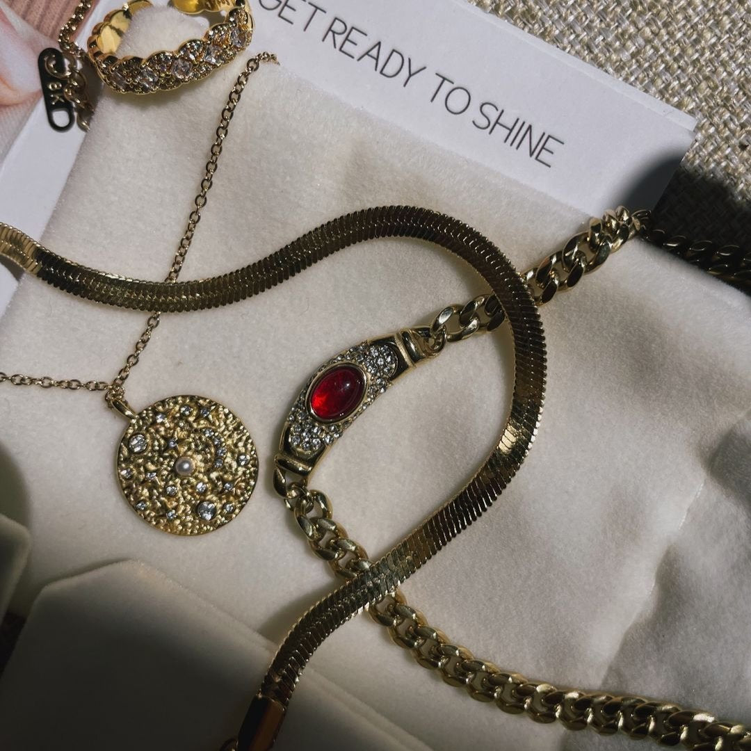 Ornella™ | Collier avec Pierre Vintage