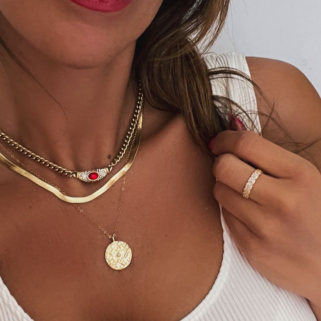 Ornella™ | Collier avec Pierre Vintage